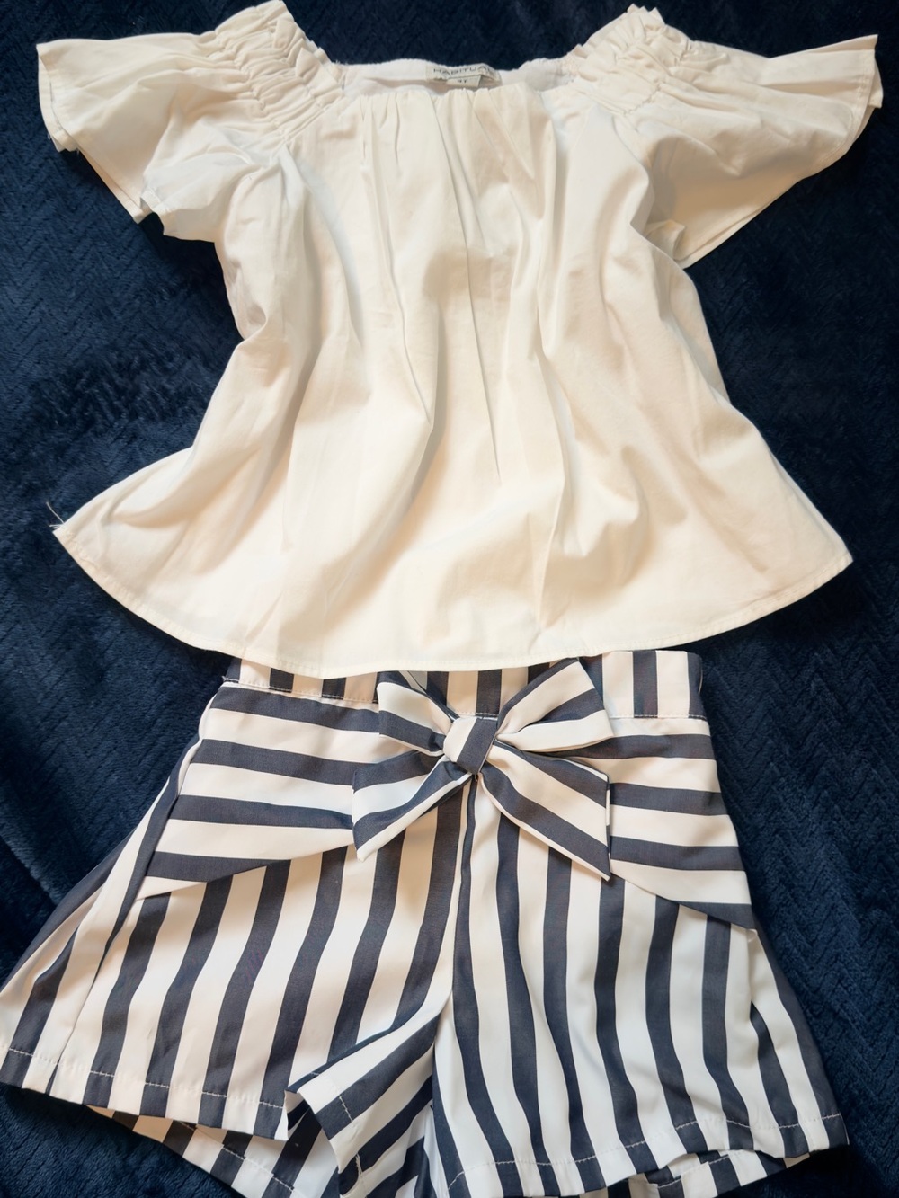 Habitual Girls Striped Matching Set Size 4T New without tags